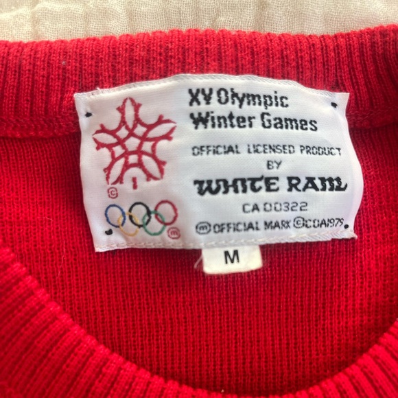 Vintage red Olympics sweater - Picture 4 of 4